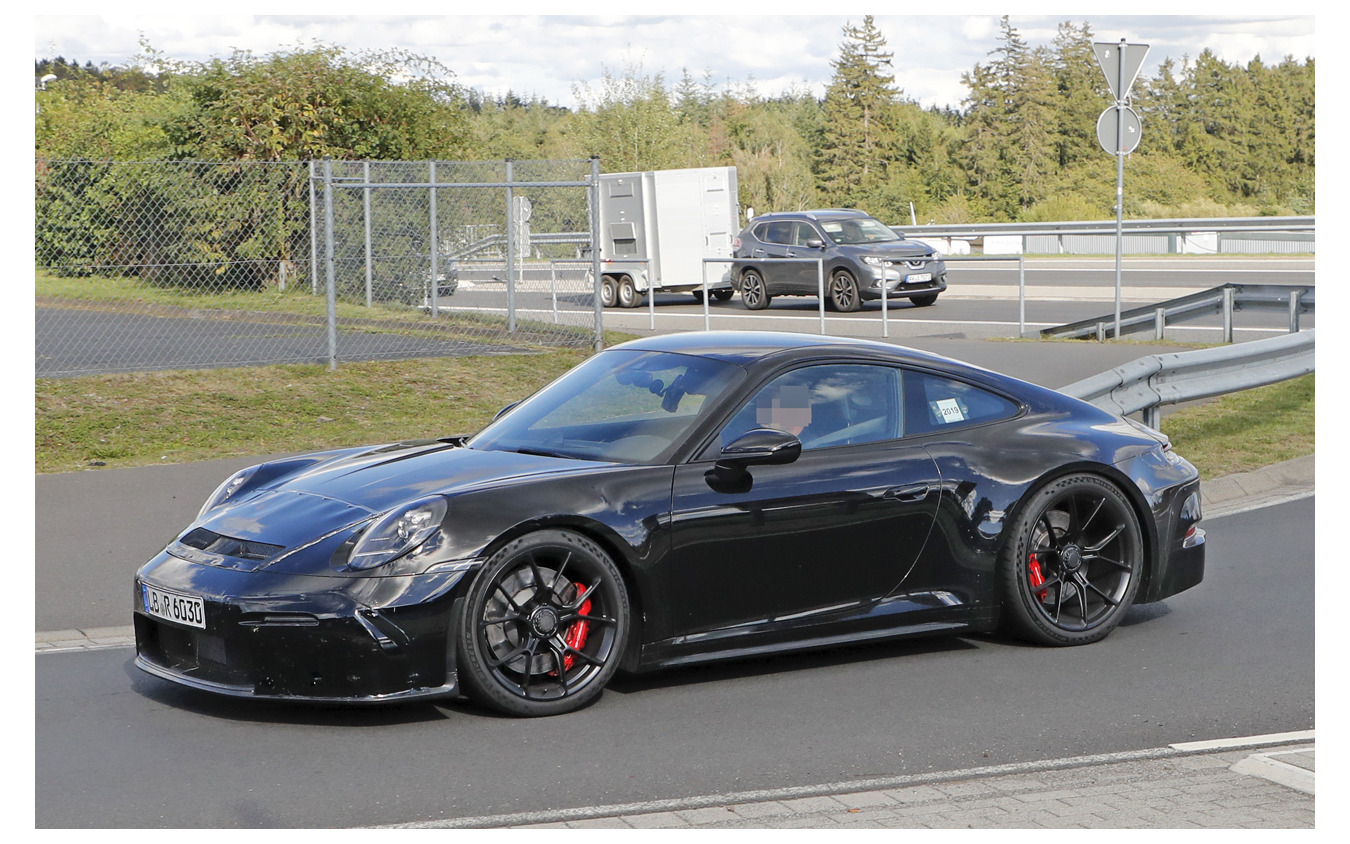 ポルシェ 911 GT3ツーリング 開発車両（スクープ写真）