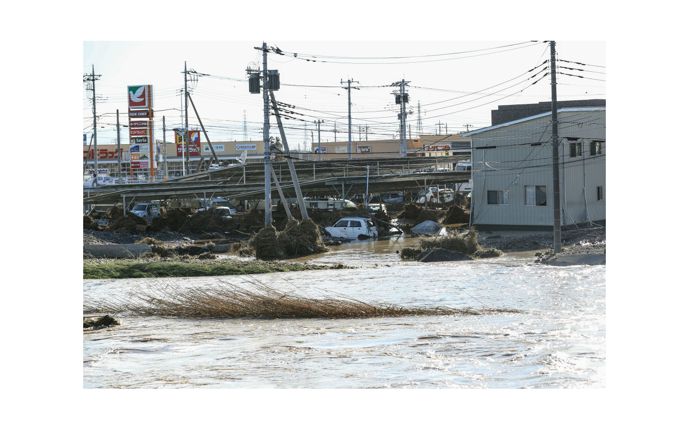 台風19号の被災状況（栃木県佐野市）