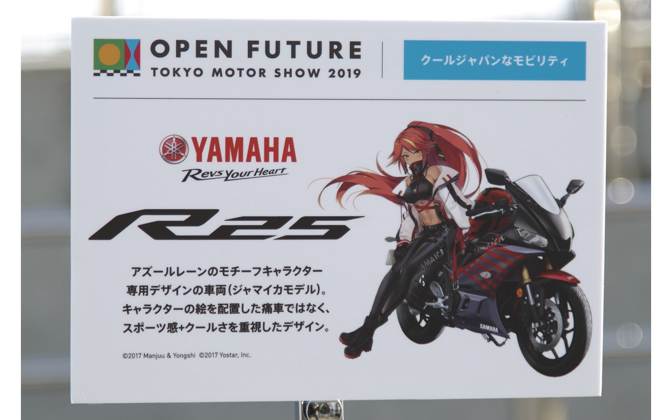 コミケ ヤマハ Yzf R25 と アズールレーン で人気コスプレイヤーの撮影会 東京モーターショー19 29枚目の写真 画像 レスポンス Response Jp