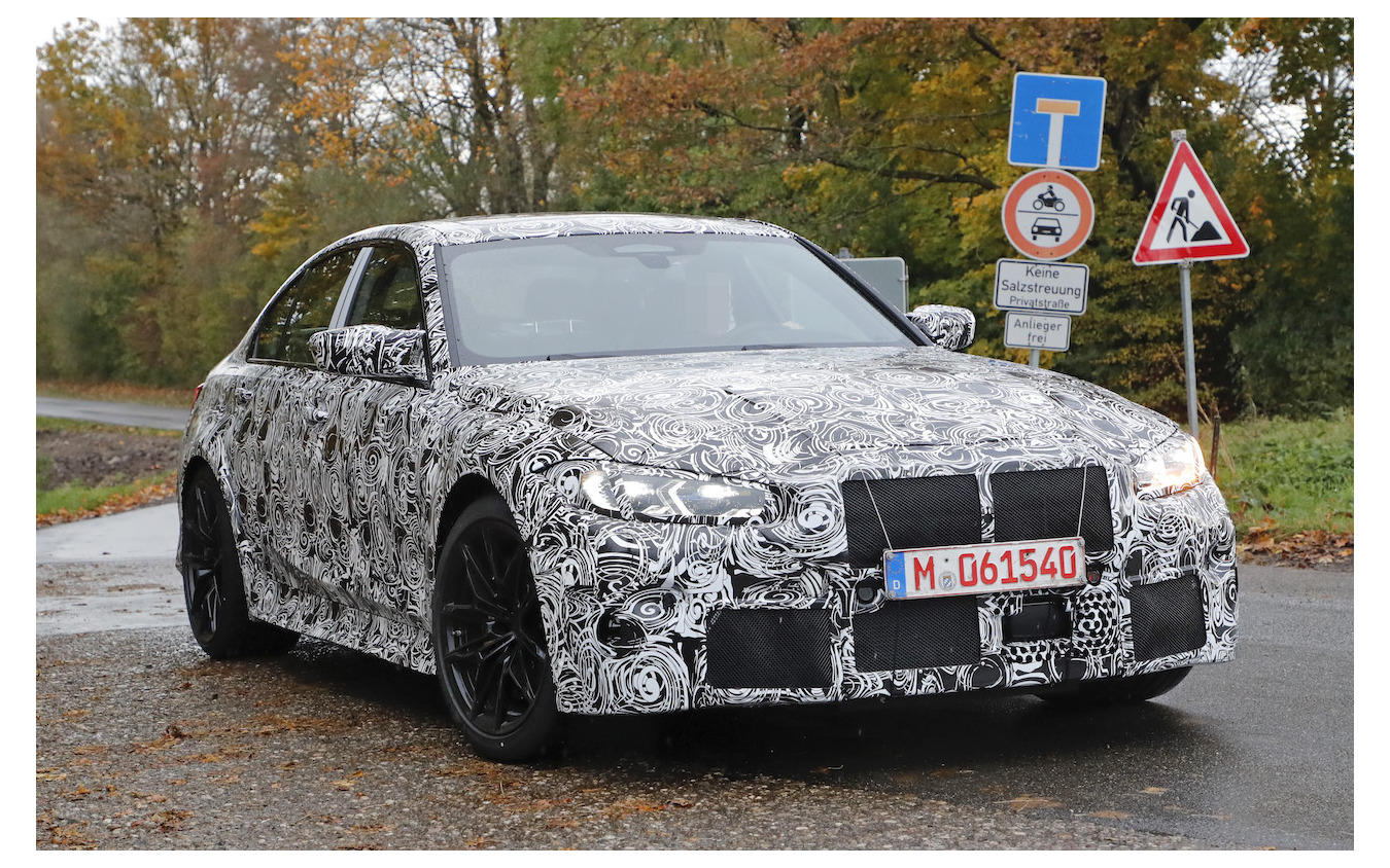 BMW M3セダン 次期型プロトタイプ(スクープ写真)