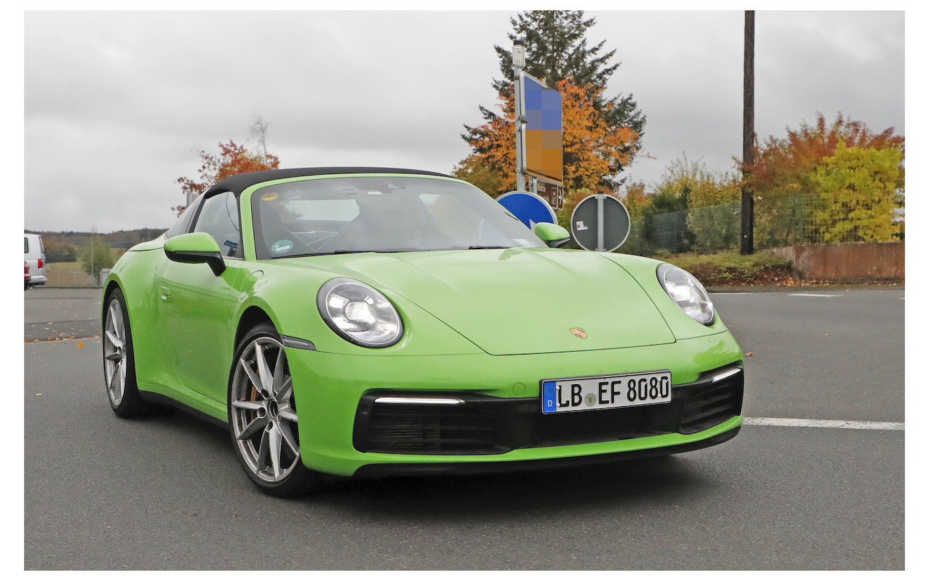 ポルシェ 911タルガ 開発車両（スクープ写真）