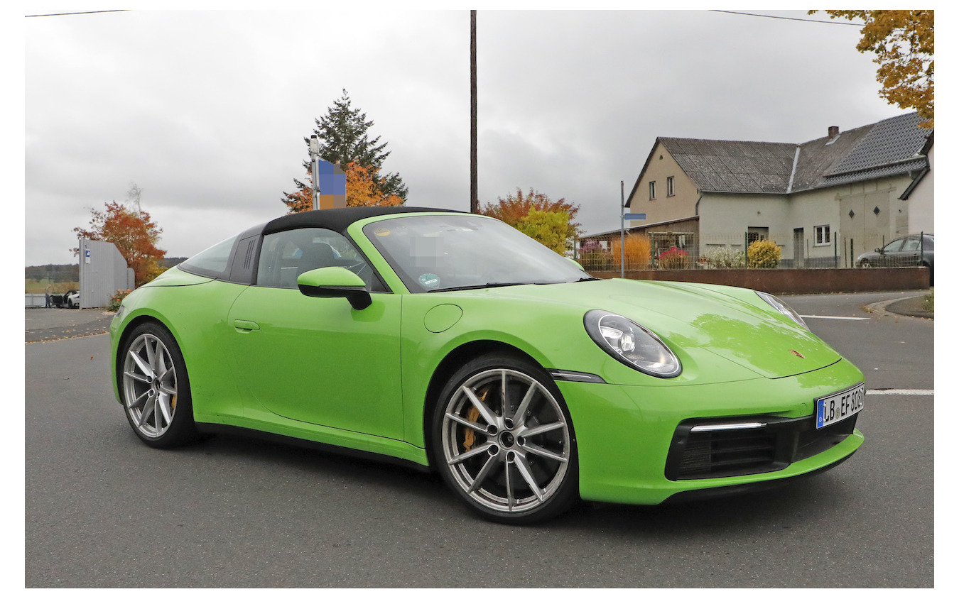 ポルシェ 911タルガ 開発車両(スクープ写真)