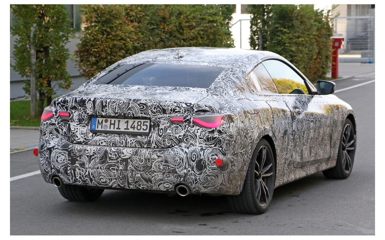BMW 4シリーズクーペ 次期型プロトタイプ(スクープ写真)
