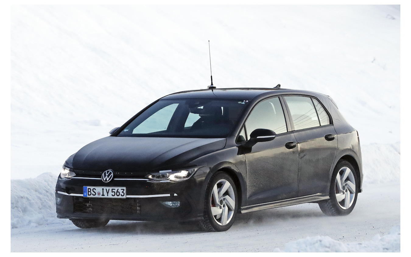 VW ゴルフ GTI 新型プロトタイプ(スクープ写真)