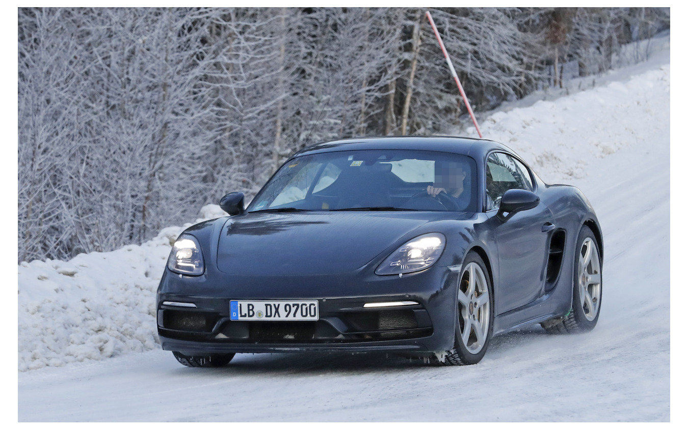 ポルシェ 718 ケイマン GTS 4.0 開発車両(スクープ写真)