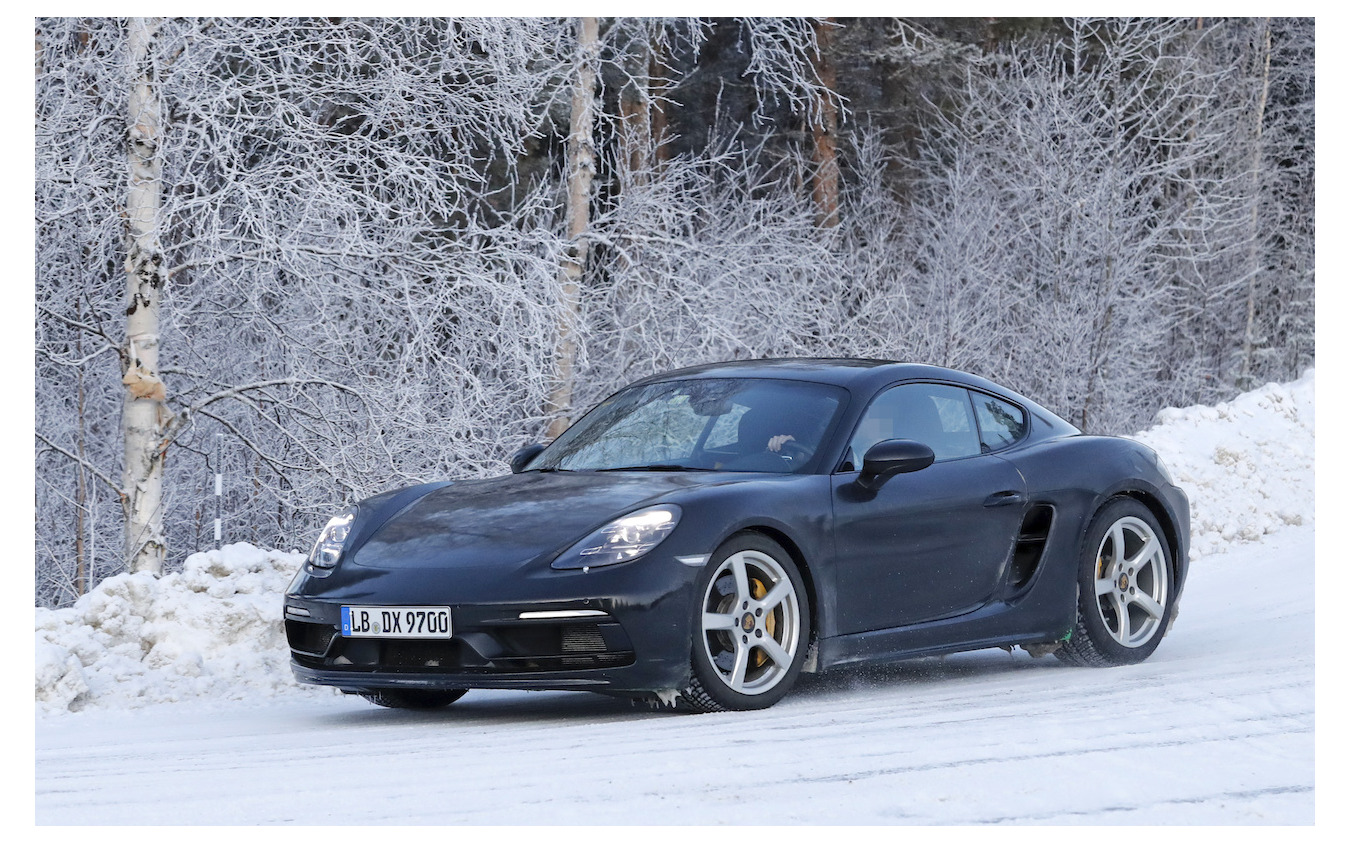 ポルシェ 718 ケイマン GTS 4.0 開発車両(スクープ写真)