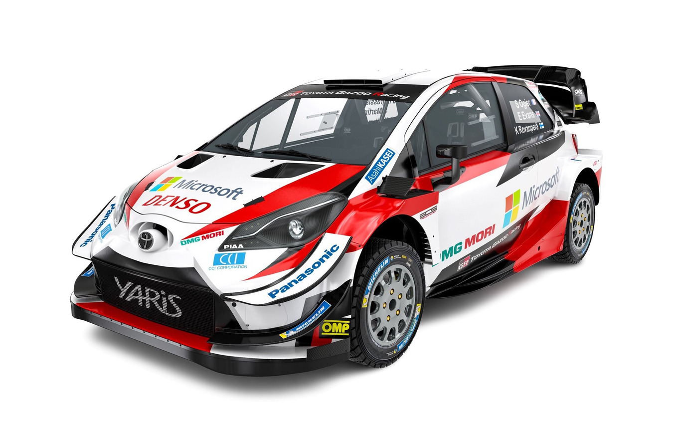 2020年仕様「トヨタ・ヤリスWRC」の公開画像。