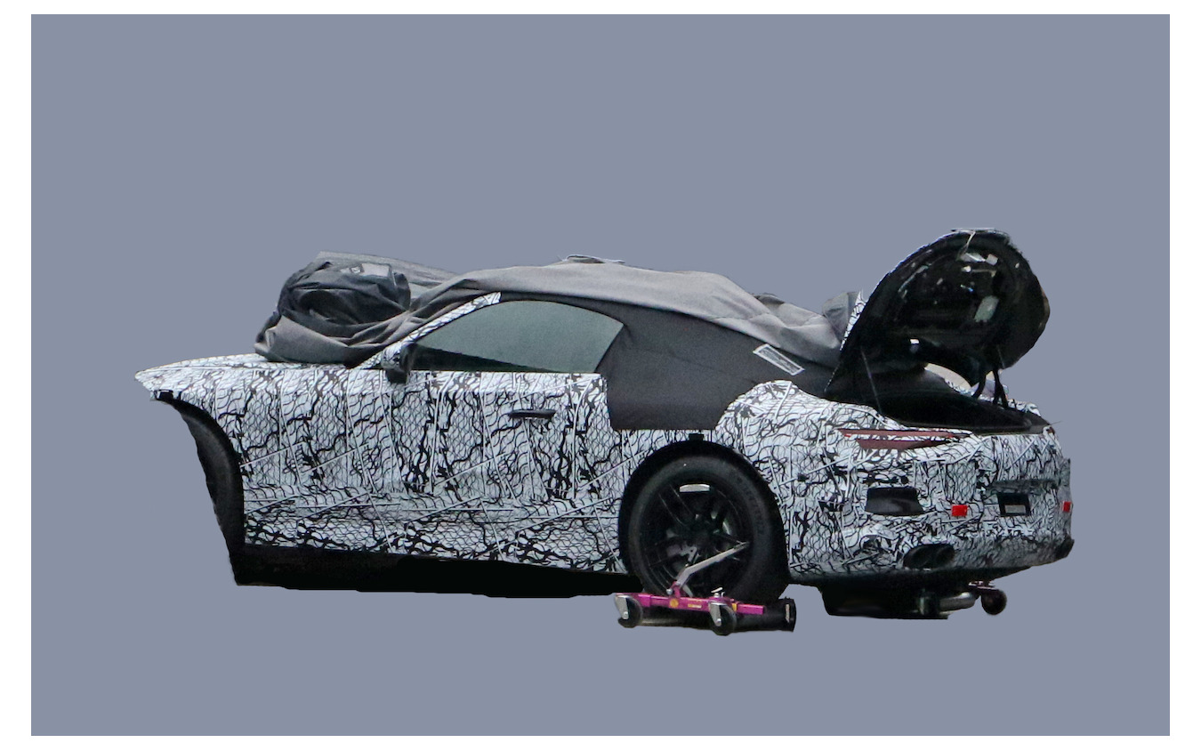 メルセデスベンツ Sl にファブリックルーフ復活へ Amgが開発 2 2シーター化も レスポンス Response Jp