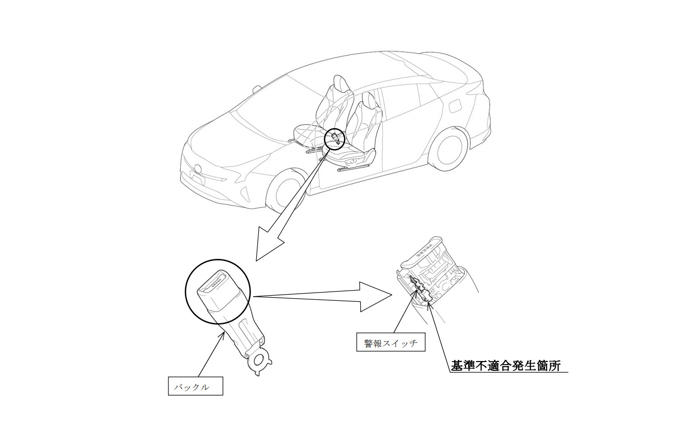 シートベルト警告音が鳴り止まない トヨタ プリウス など41万台をリコール レスポンス Response Jp