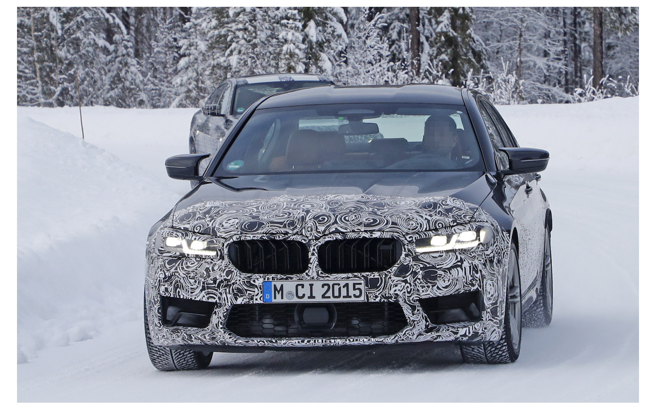 BMW M5 改良新型プロトタイプ スクープ写真