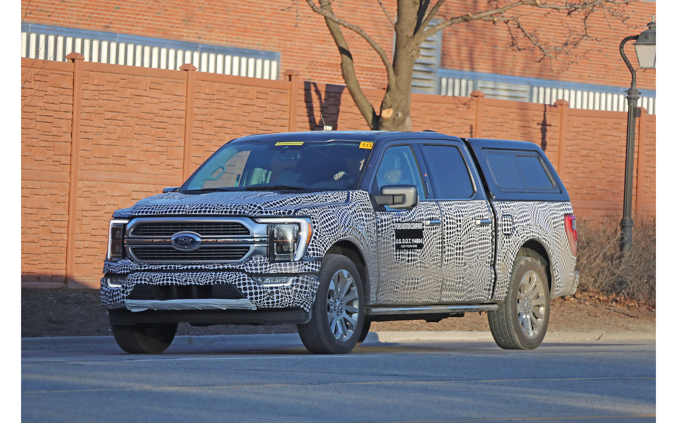 フォード F-150 次期型プロトタイプ（スクープ写真）