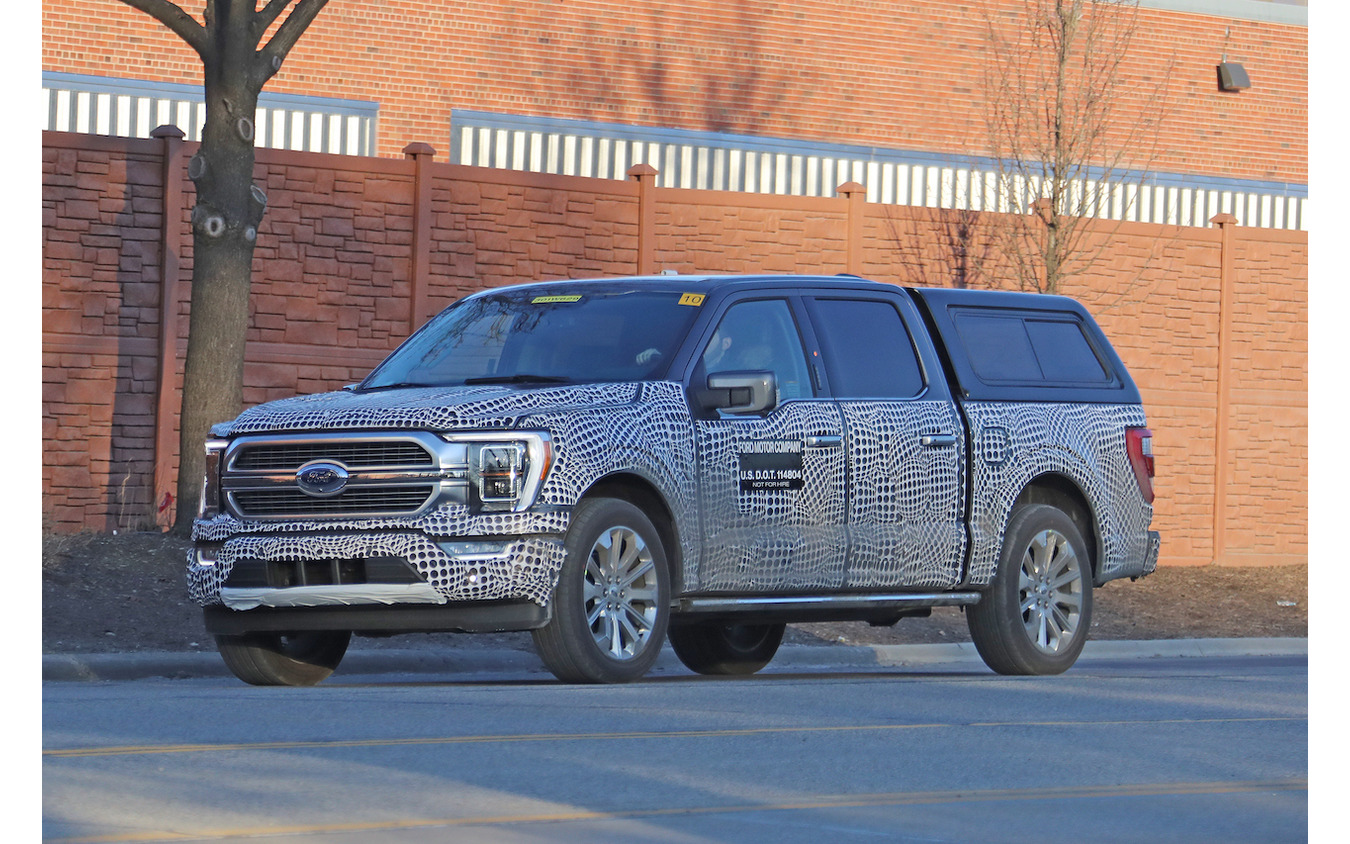 フォード F-150 次期型プロトタイプ（スクープ写真）