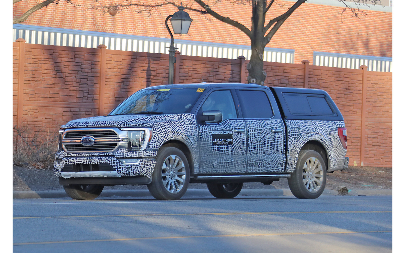 フォード F-150 次期型プロトタイプ（スクープ写真）