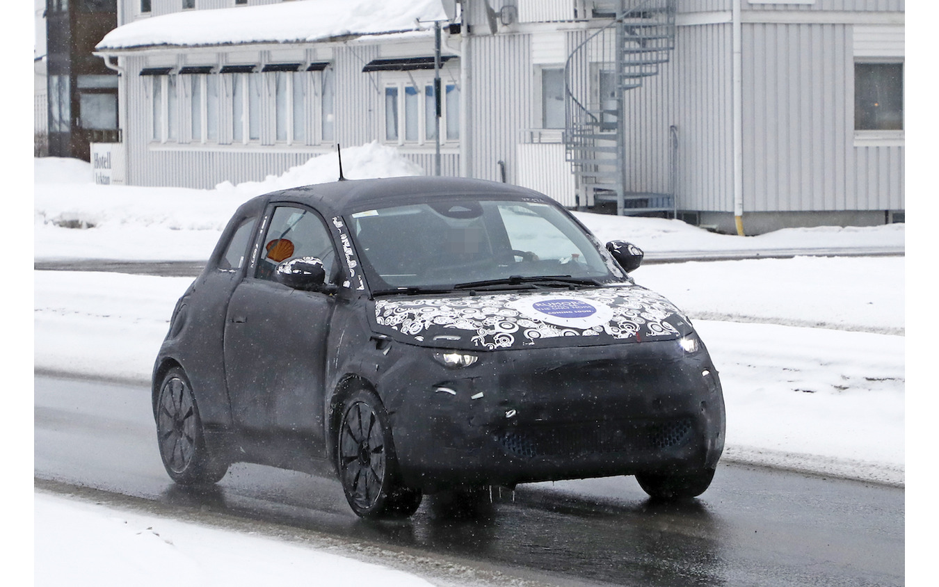 フィアット 500 新型 ハードトップ開発車両(スクープ写真)