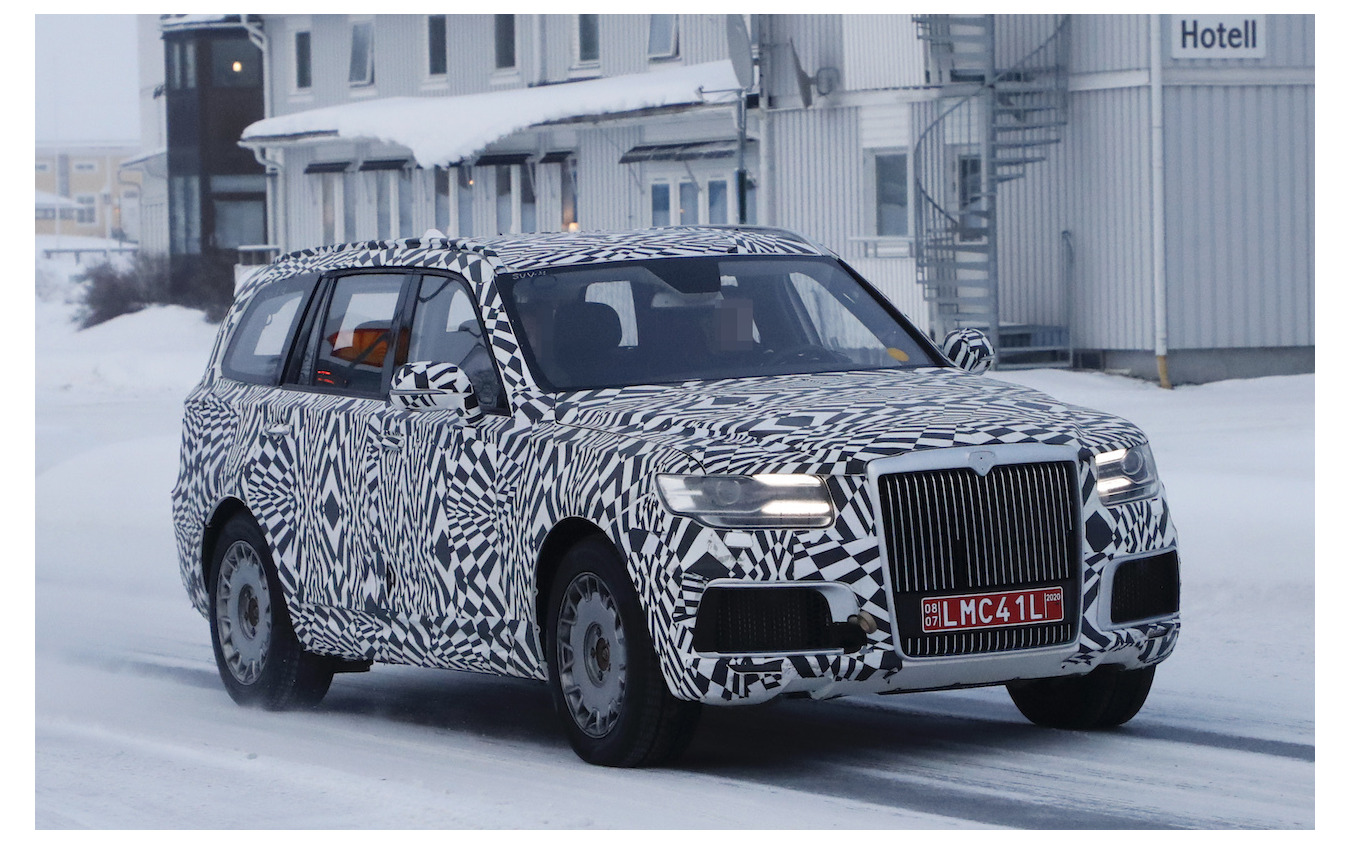 アウルス コマンダント 開発車両(スクープ写真)