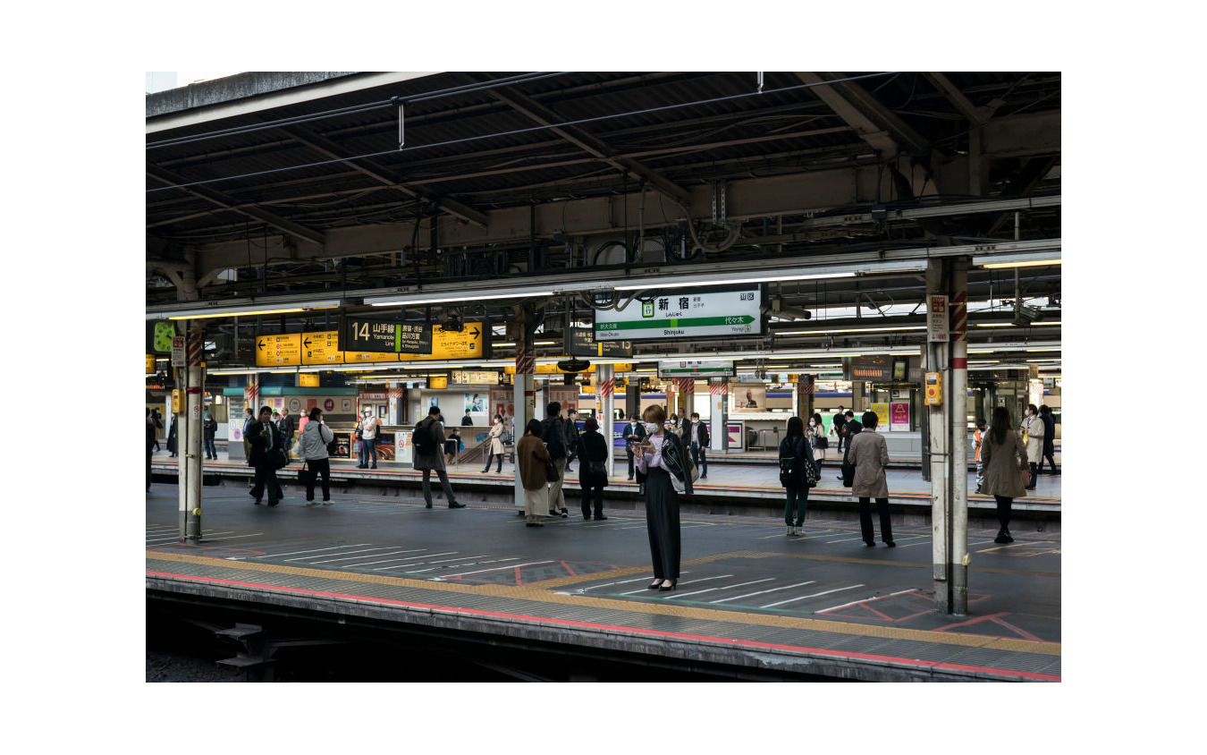 4月8日、新宿駅