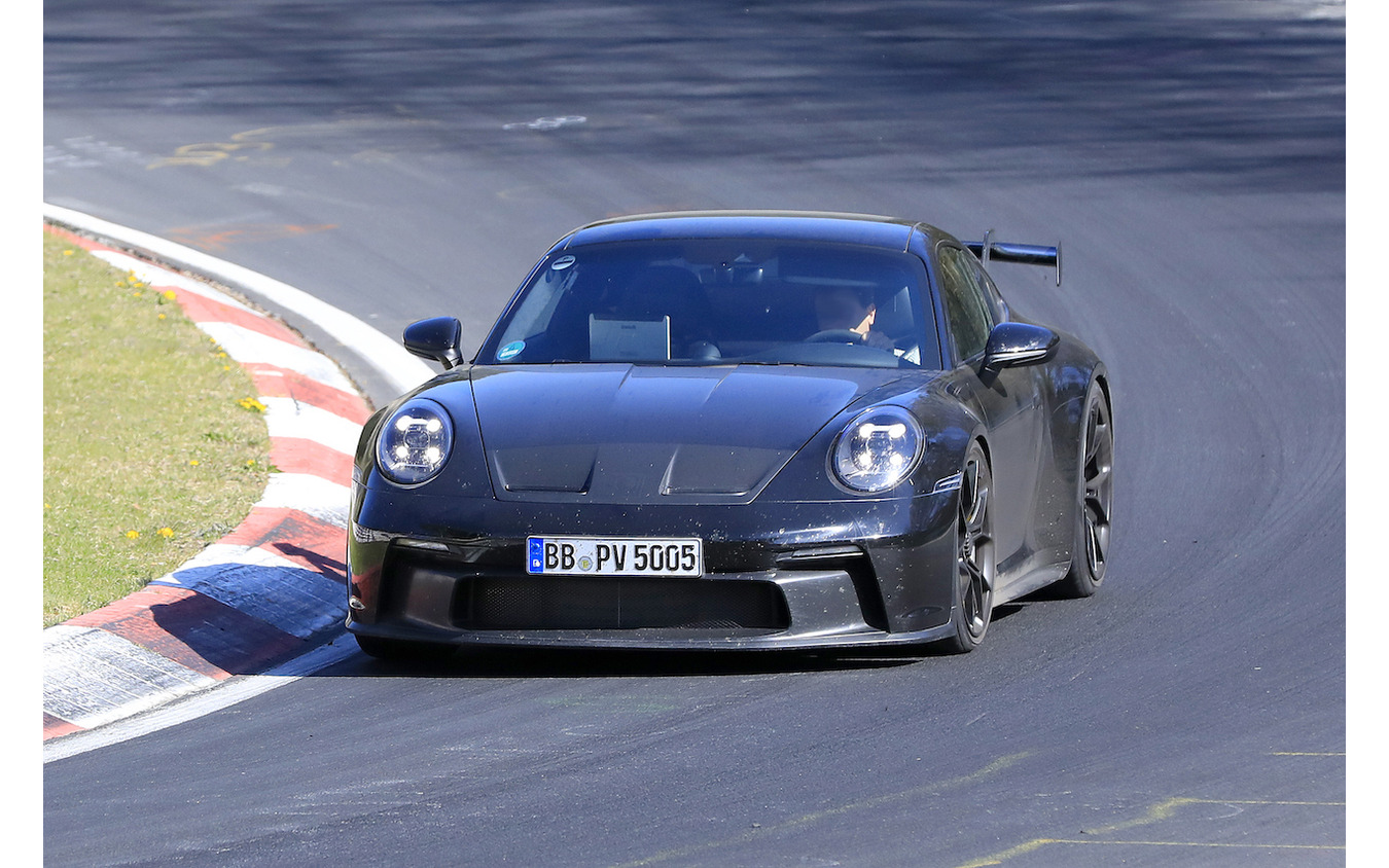 ポルシェ 911 GT3 開発車両（スクープ写真）