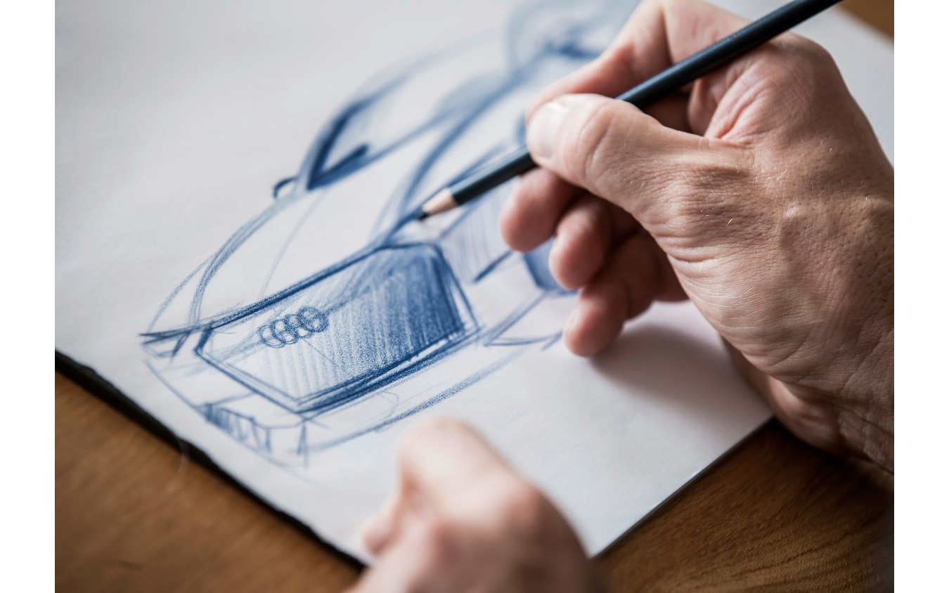アウディのデザイン部門の活動をライブストリーミングで配信する「Insight Audi Design」のイメージ