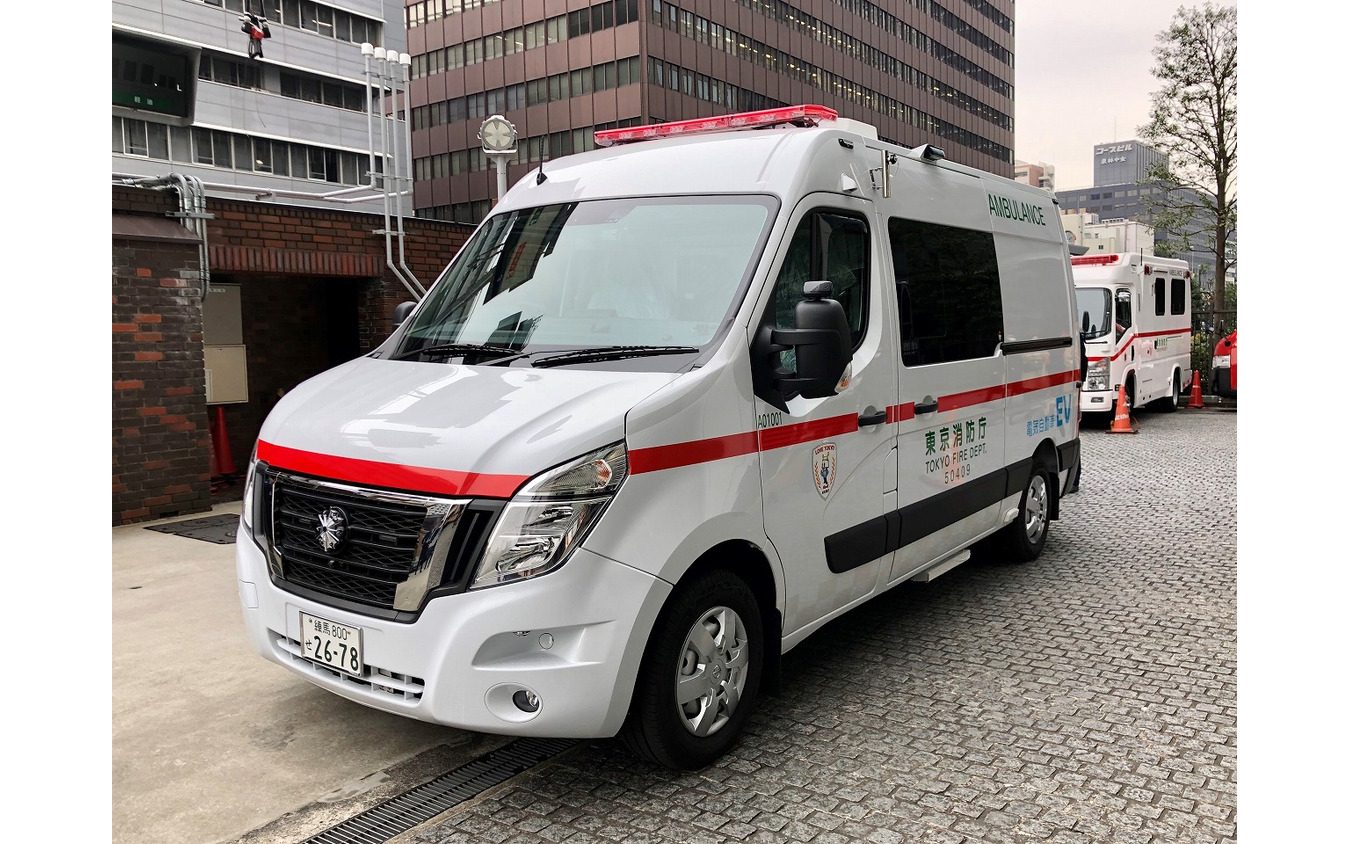 日産のev救急車 東京消防庁で稼働開始 災害時には移動電源としても活用 レスポンス Response Jp 日産のev救急車 東京消防庁で稼働開始 災害時には移動電源としても活用 レスポンス Response Jp