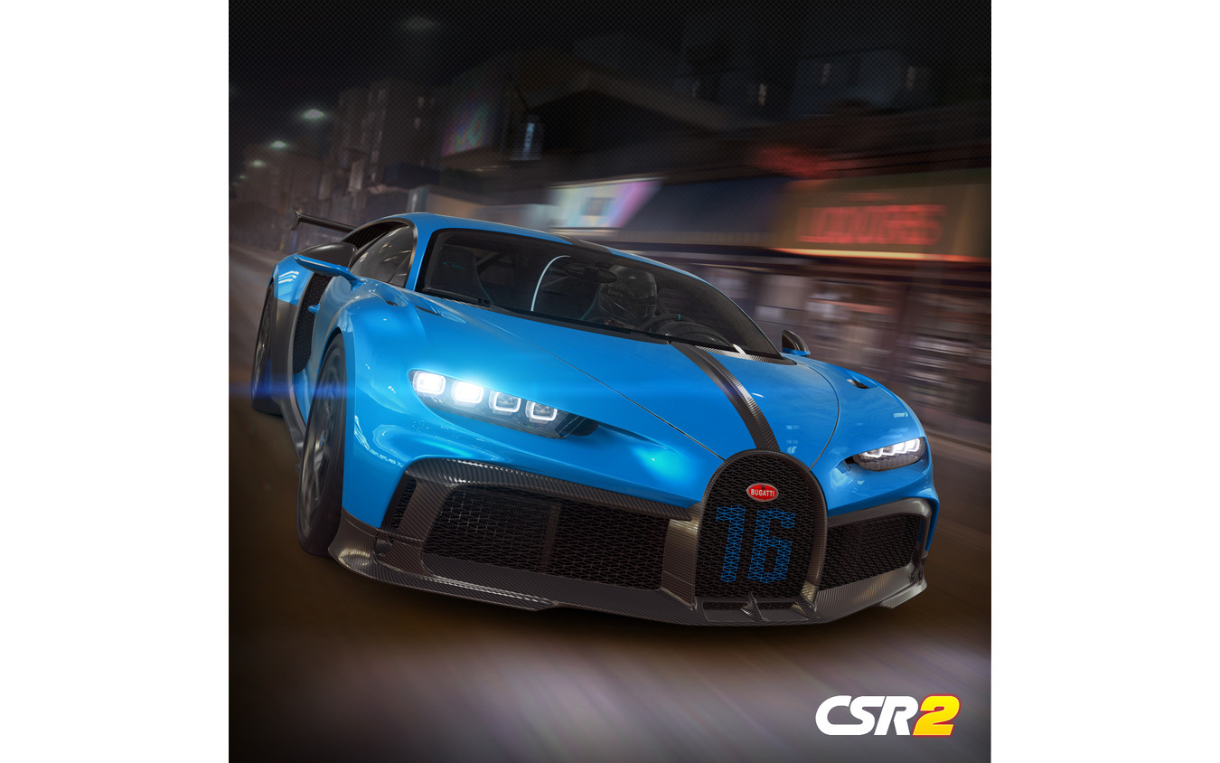 ジンガのレーシングゲーム『CSR Racing 2（CSR2）』に収録されているブガッティ・シロン・ピュルスポール