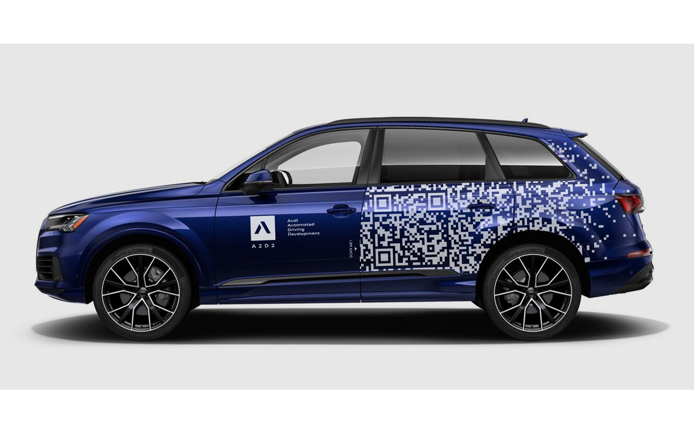 アウディ Q7 ベースの自動運転プロトタイプ車