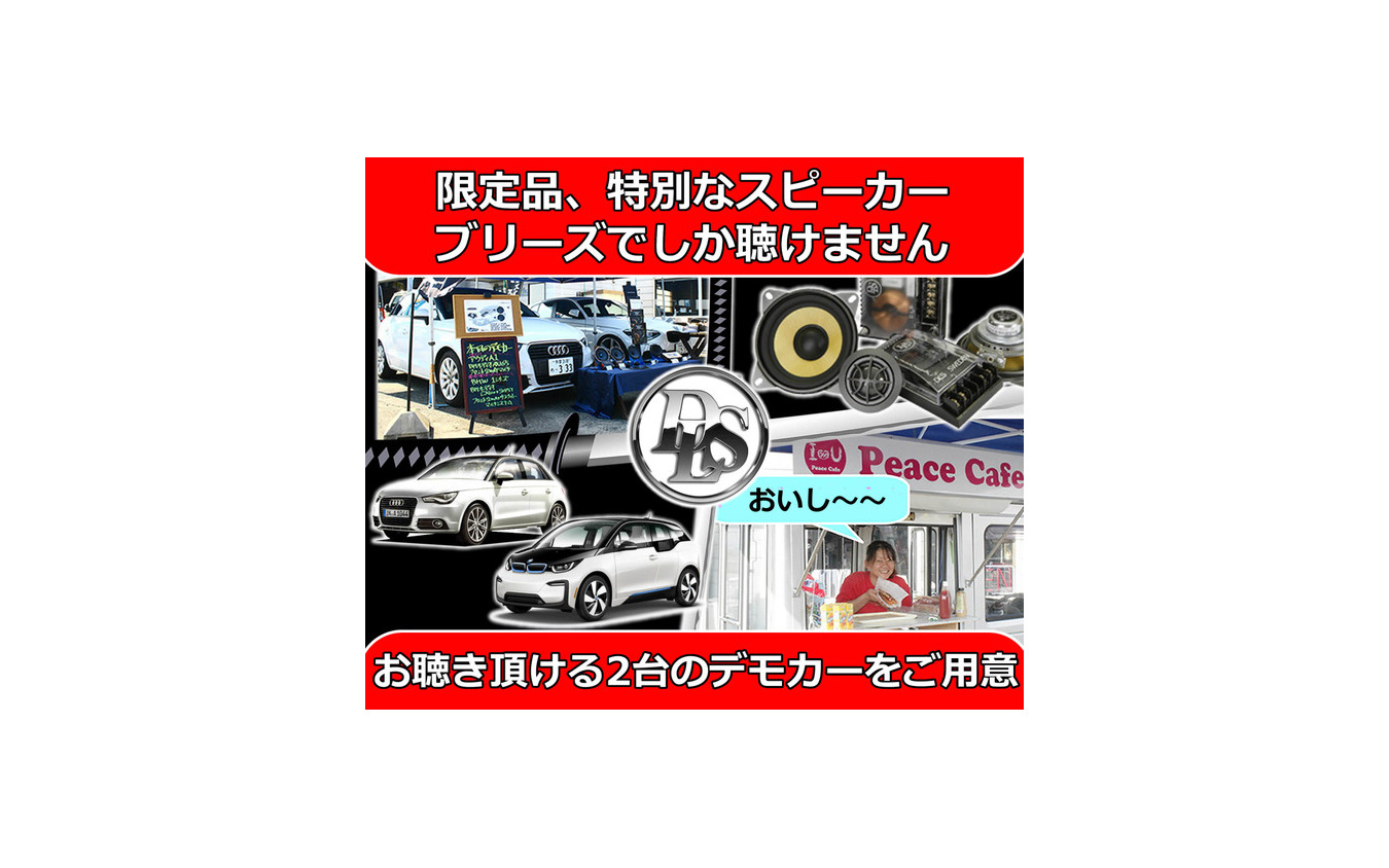 6月28日(日)にブリーズ（奈良県）にてBMW&amp;amp;Audiに装着したDLSスピーカー試聴会開催