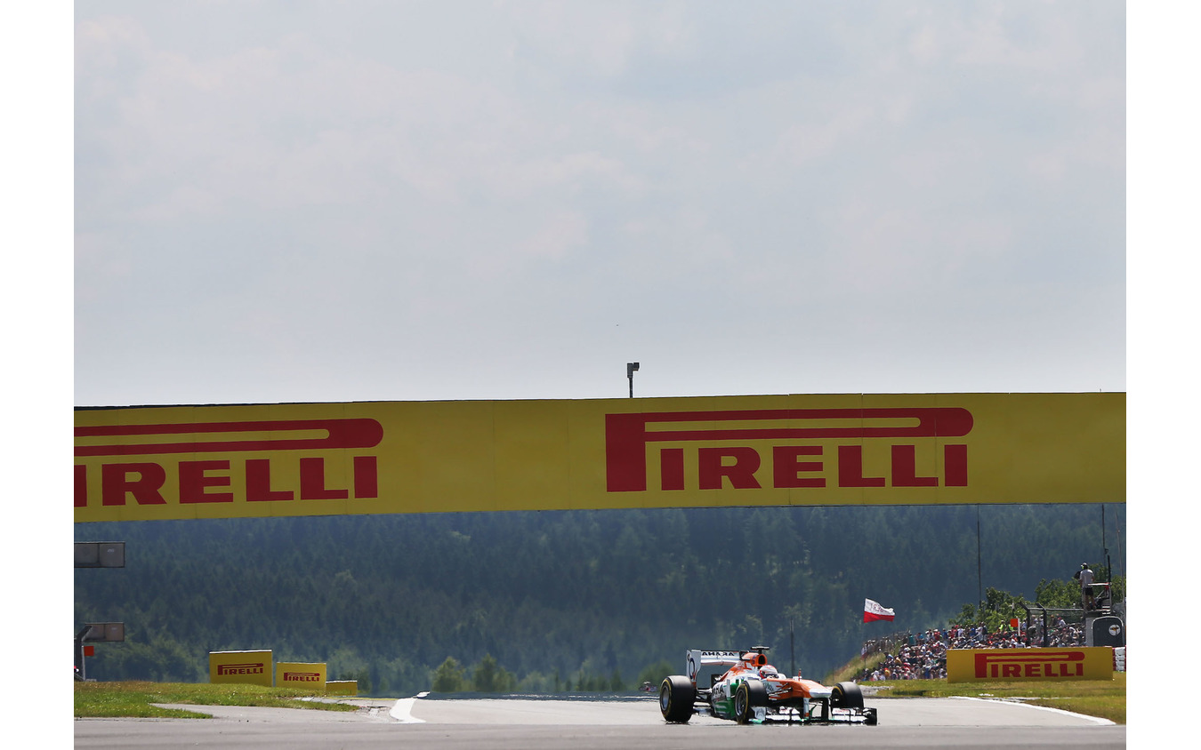 2013年F1ニュルブルクリンク戦の模様。