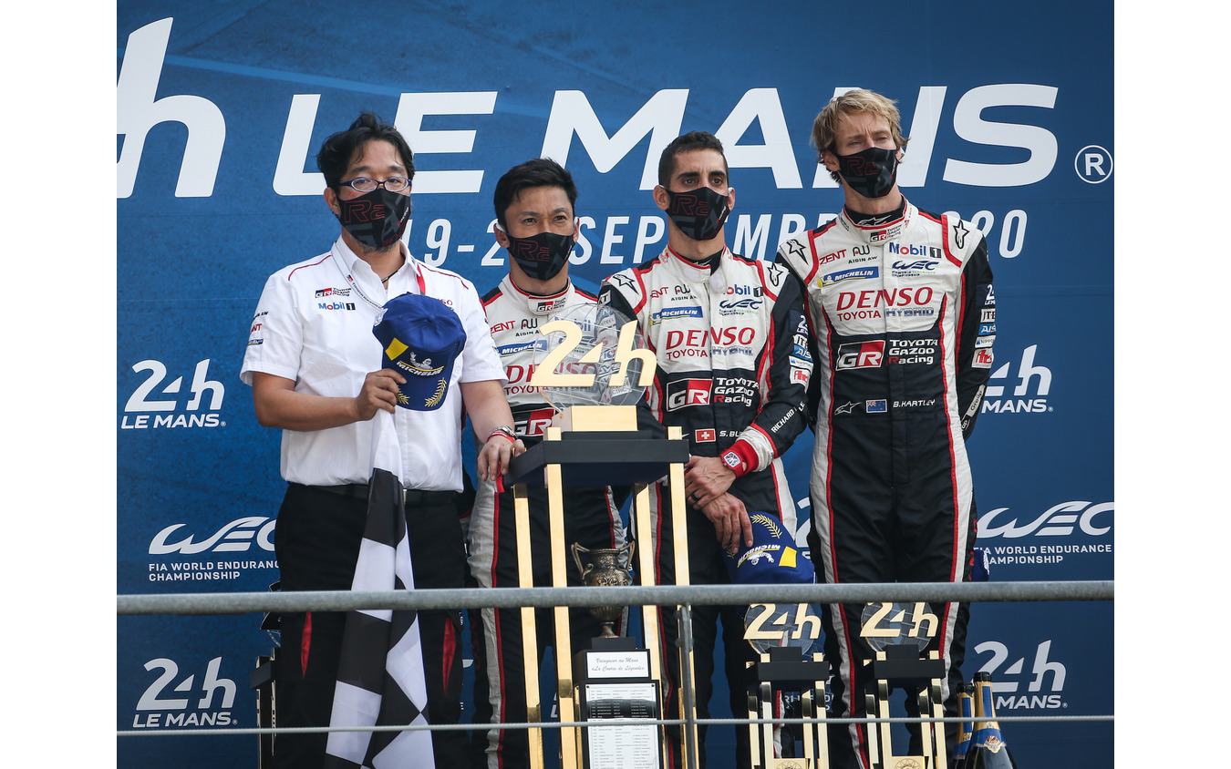 ルマン優勝の#8 トヨタ(中嶋一貴組)。