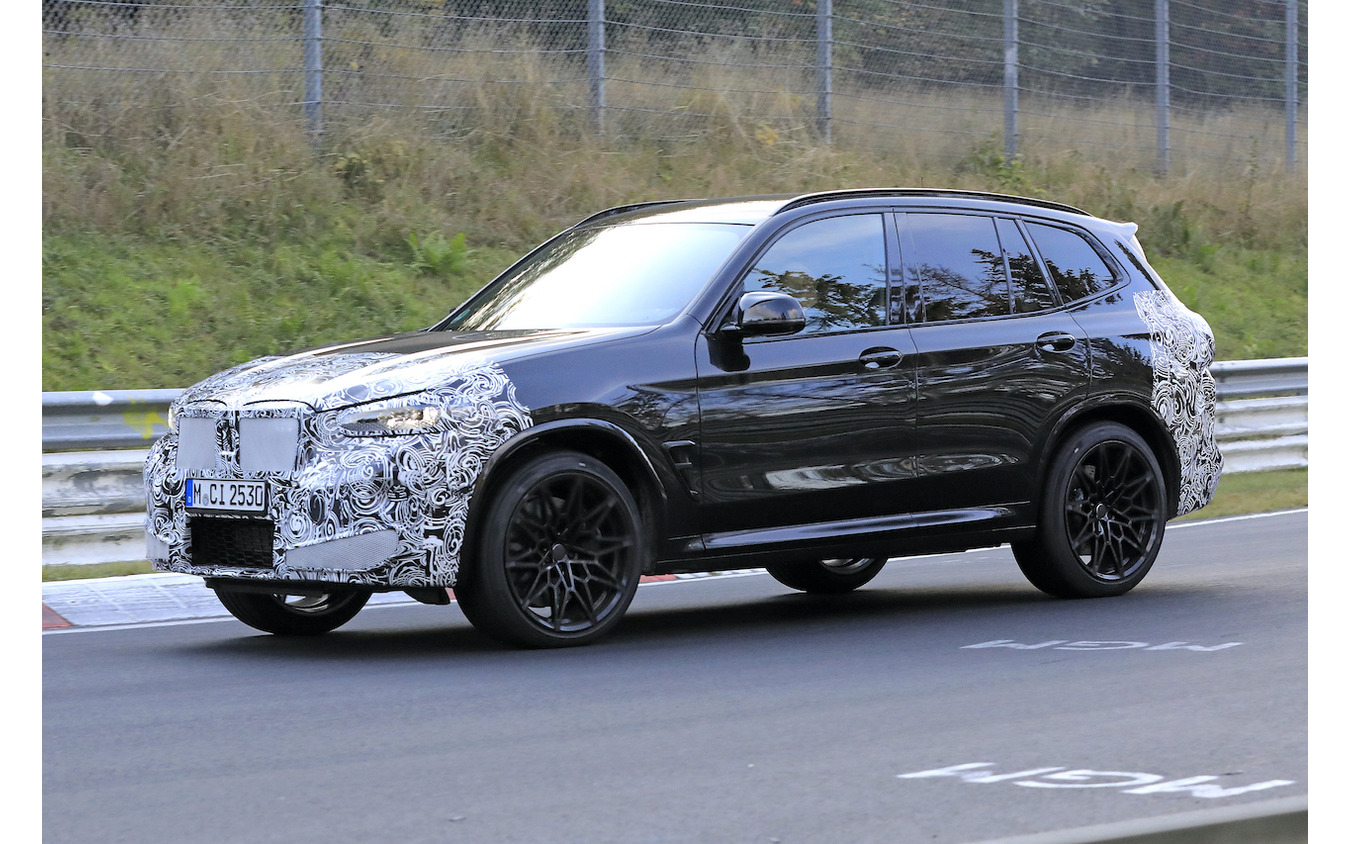 BMW X3M 改良新型プロトタイプ(スクープ写真)