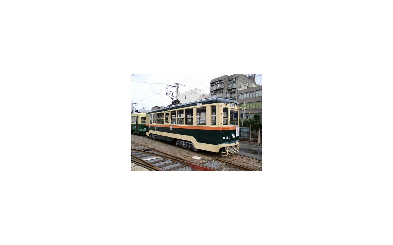 リニューアル後の西武園ゆうえんちでお披露目されることになっている1050形1051号。1000は仙台、51は昭和51年に長崎で運行を開始したことになぞらえている。