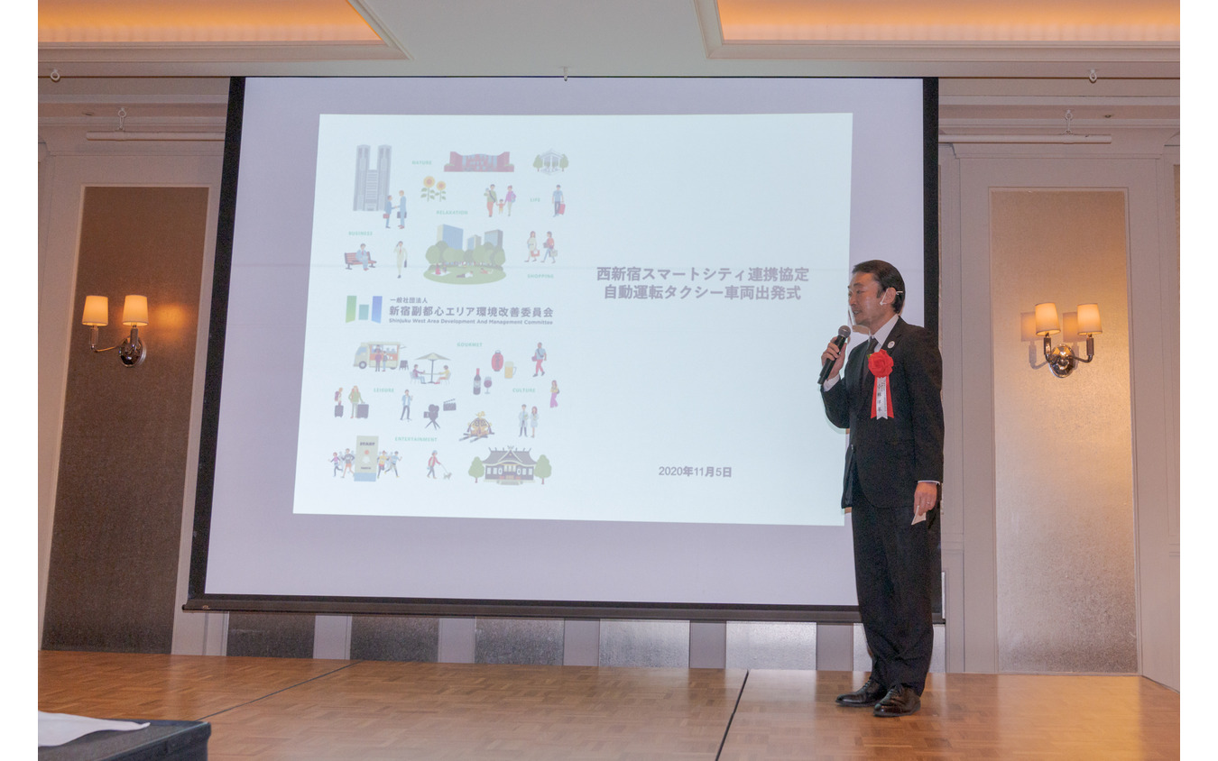新宿副都心エリア環境改善委員会 事務局長・小林洋平氏が、西新宿の未来についても語った。