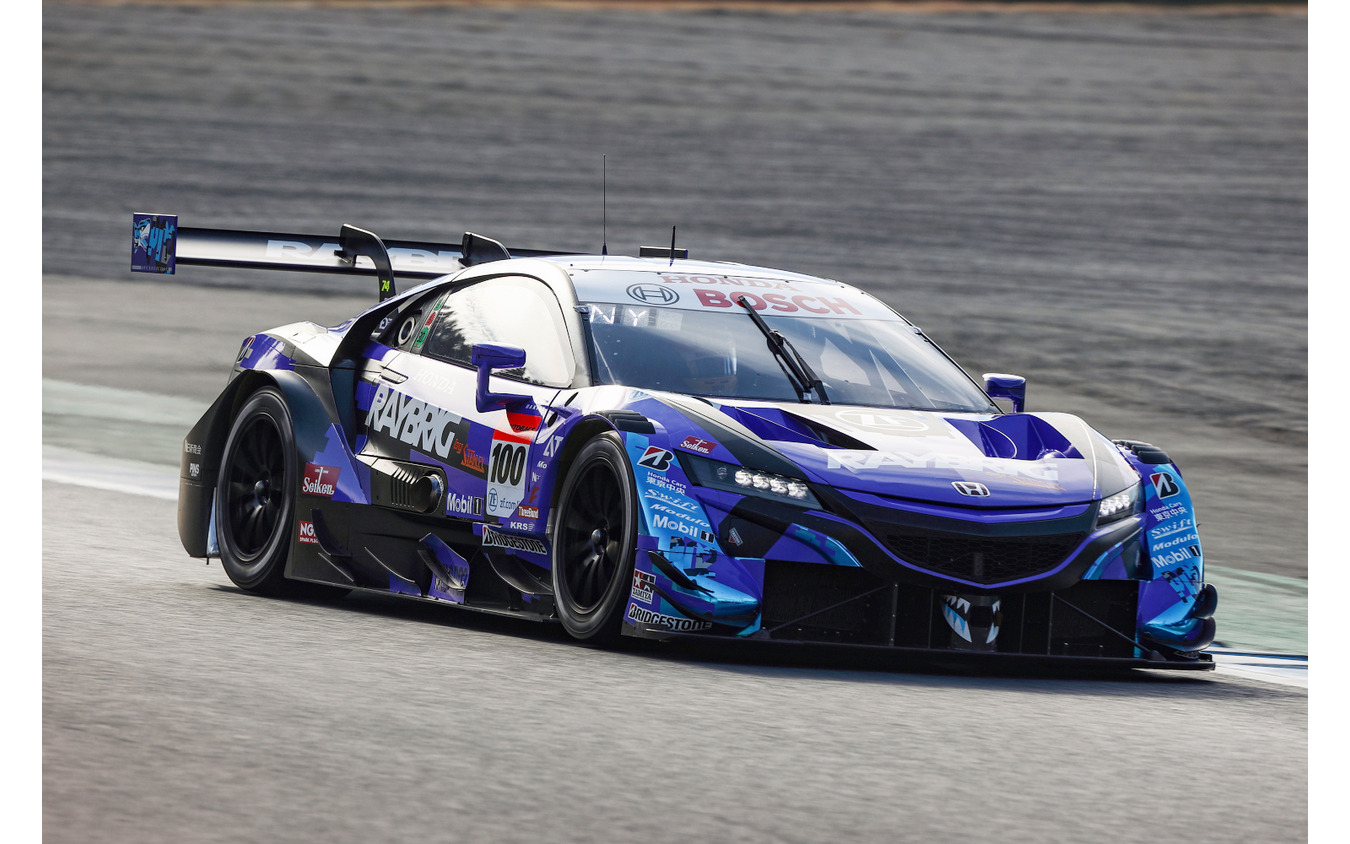 GT500クラス予選3番手の#100 RAYBRIG NSX-GT