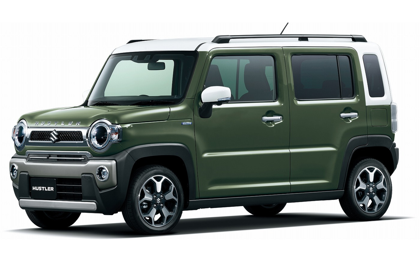 スズキ ハスラー 特別仕様車 J スタイル(クールカーキパールメタリック ホワイト2トーン)