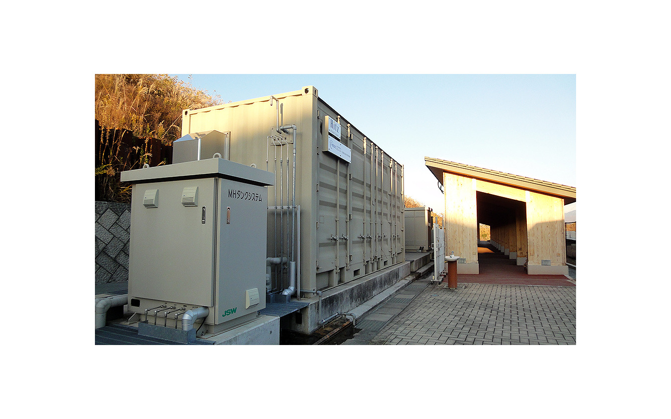 米倉山P2G(Power to Gas、山梨県甲府市下向山町3443-1)システム
