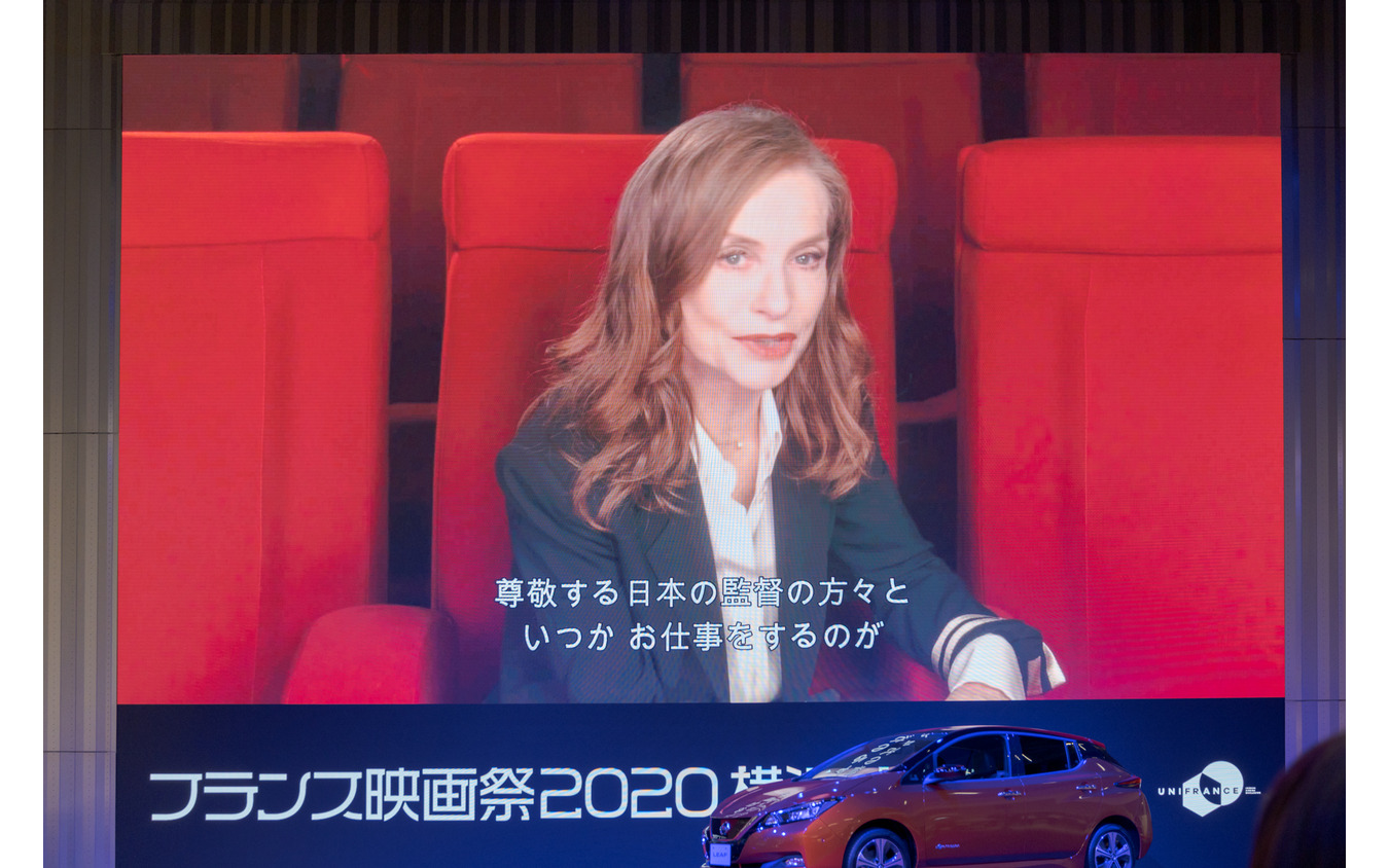 今回公開される社会派コメディー作品「ゴッドマザー」主演女優のイザベル・ユペール氏。