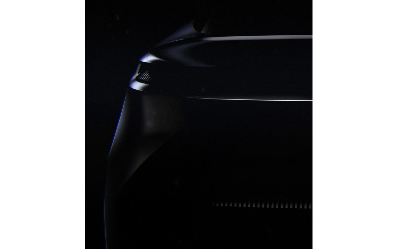 レクサスの新EVコンセプトカーのティザーイメージ