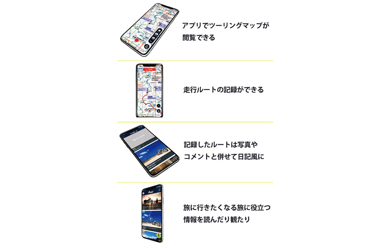 スマホ用アプリ「Route！」