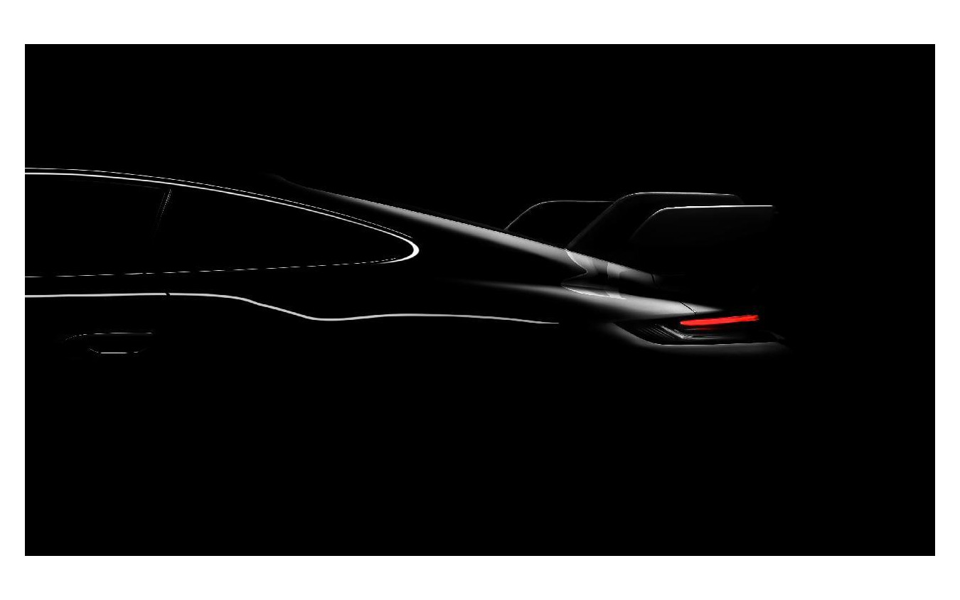 ポルシェ 911 の新「GT」モデルのティザーイメージ