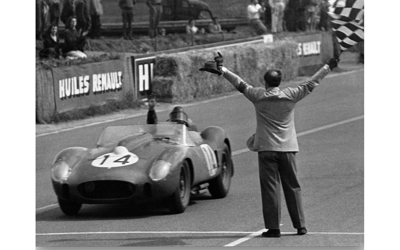 1958年に開催された「ルマン24時間レース」の模様（フェラーリのライブラリー写真）。