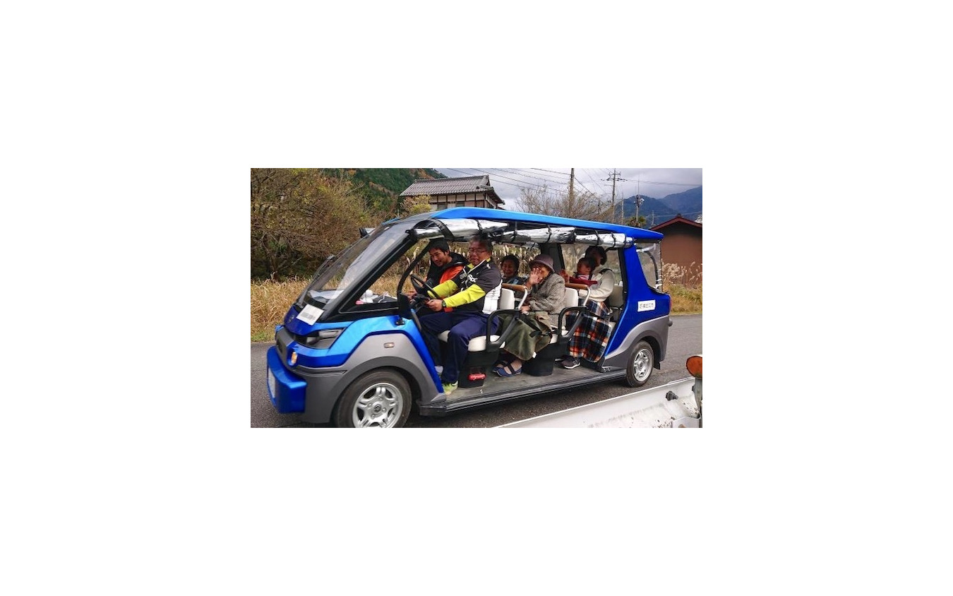 奥永源寺渓流の里での自動運転上小阿仁村での自動運転(2019年)