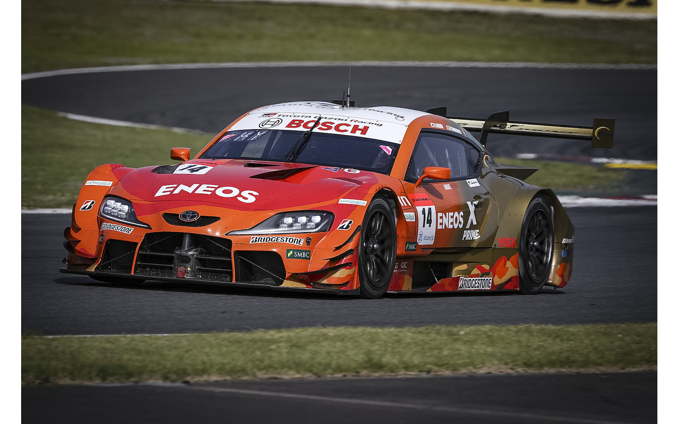 GT500クラス2位の#14 ENEOS X PRIME GR Supra(大嶋和也/山下健太)