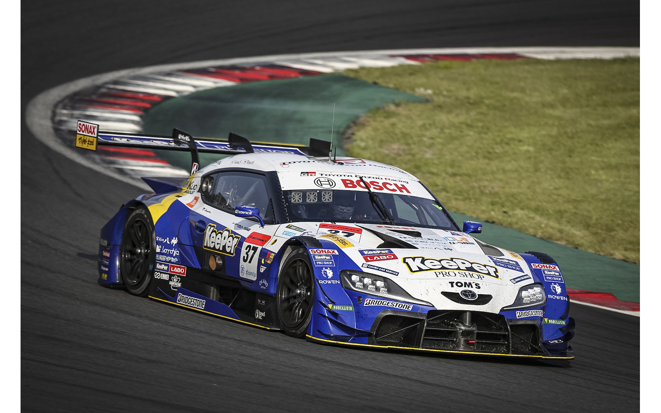 GT500クラス3位の#37 KeePer TOM'S GR Supra(平川亮/阪口晴南)