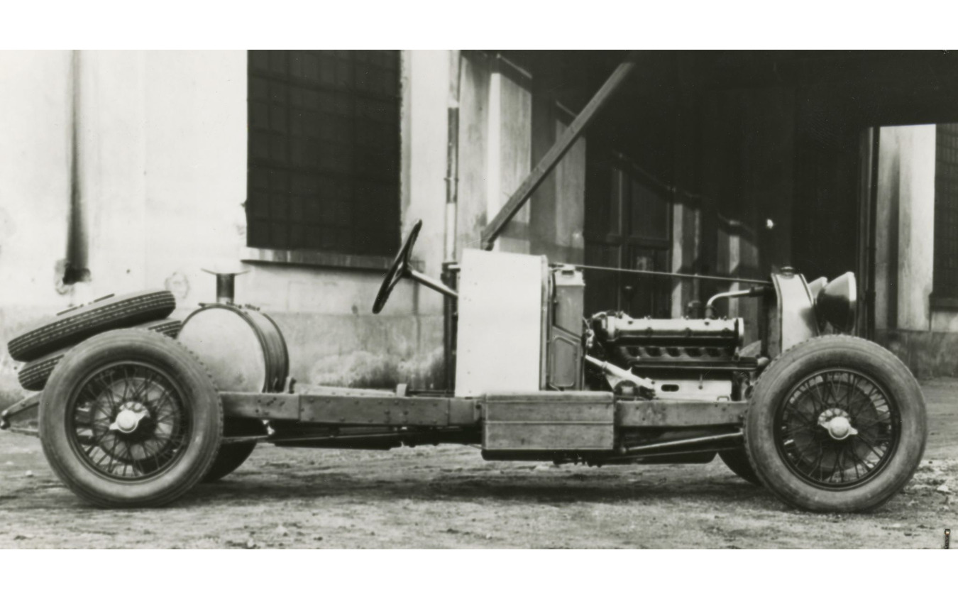 アルファロメオ 6C 1750 スーパースポルト の車台（1929年）