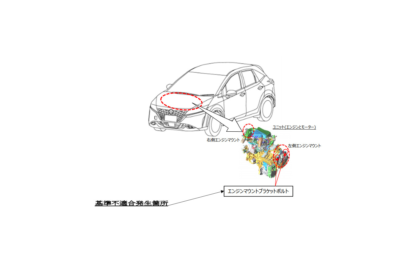 日産 ノート 新型 3万8000台をリコール エンジンマウントブラケットなどに不具合 レスポンス Response Jp