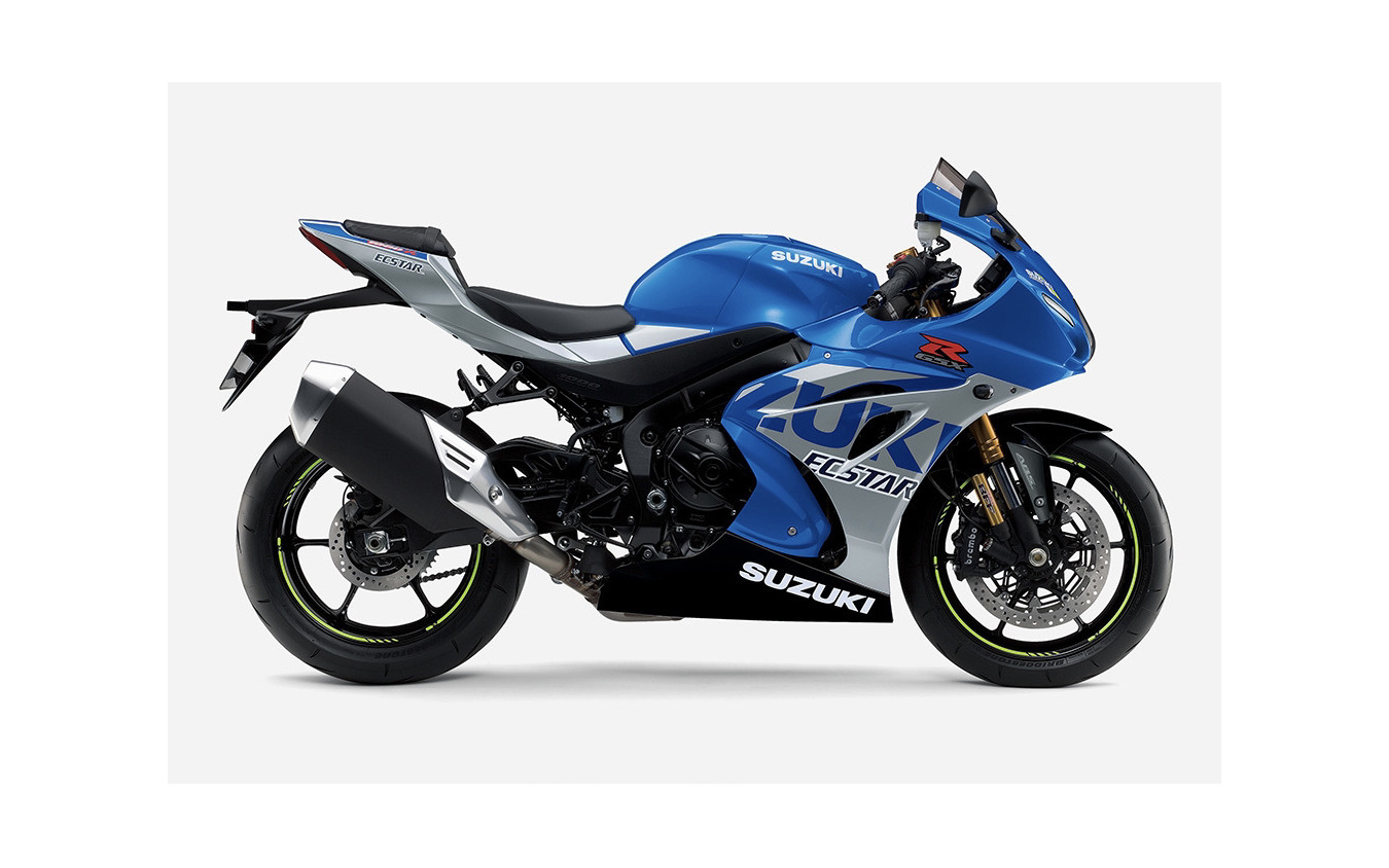 スズキGSX-R1000R ABS:トリトンブルーメタリック/ミスティックシルバーメタリック