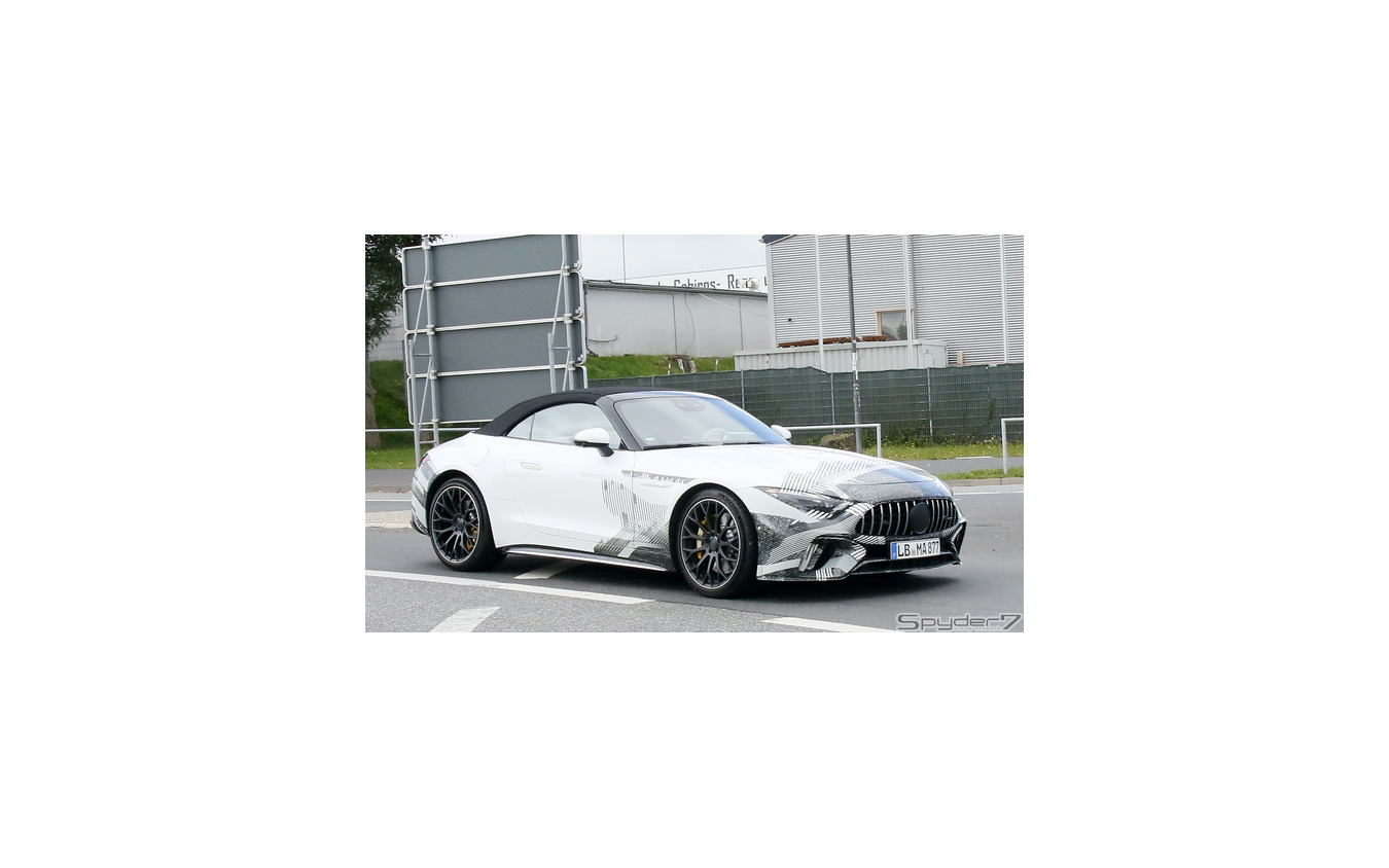メルセデス AMG SL 次世代型 プロトタイプ スクープ写真