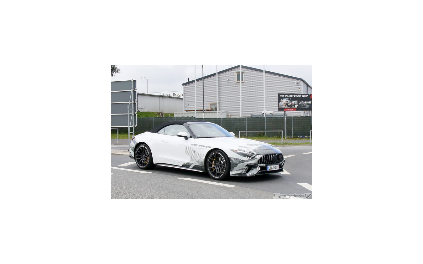 メルセデス AMG SL 次世代型 プロトタイプ スクープ写真