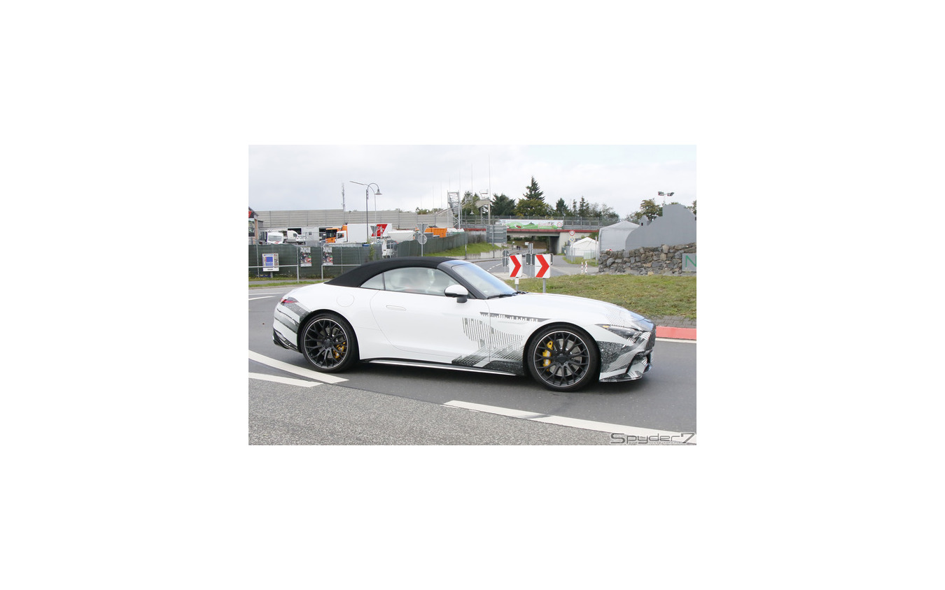 メルセデス AMG SL 次世代型 プロトタイプ スクープ写真