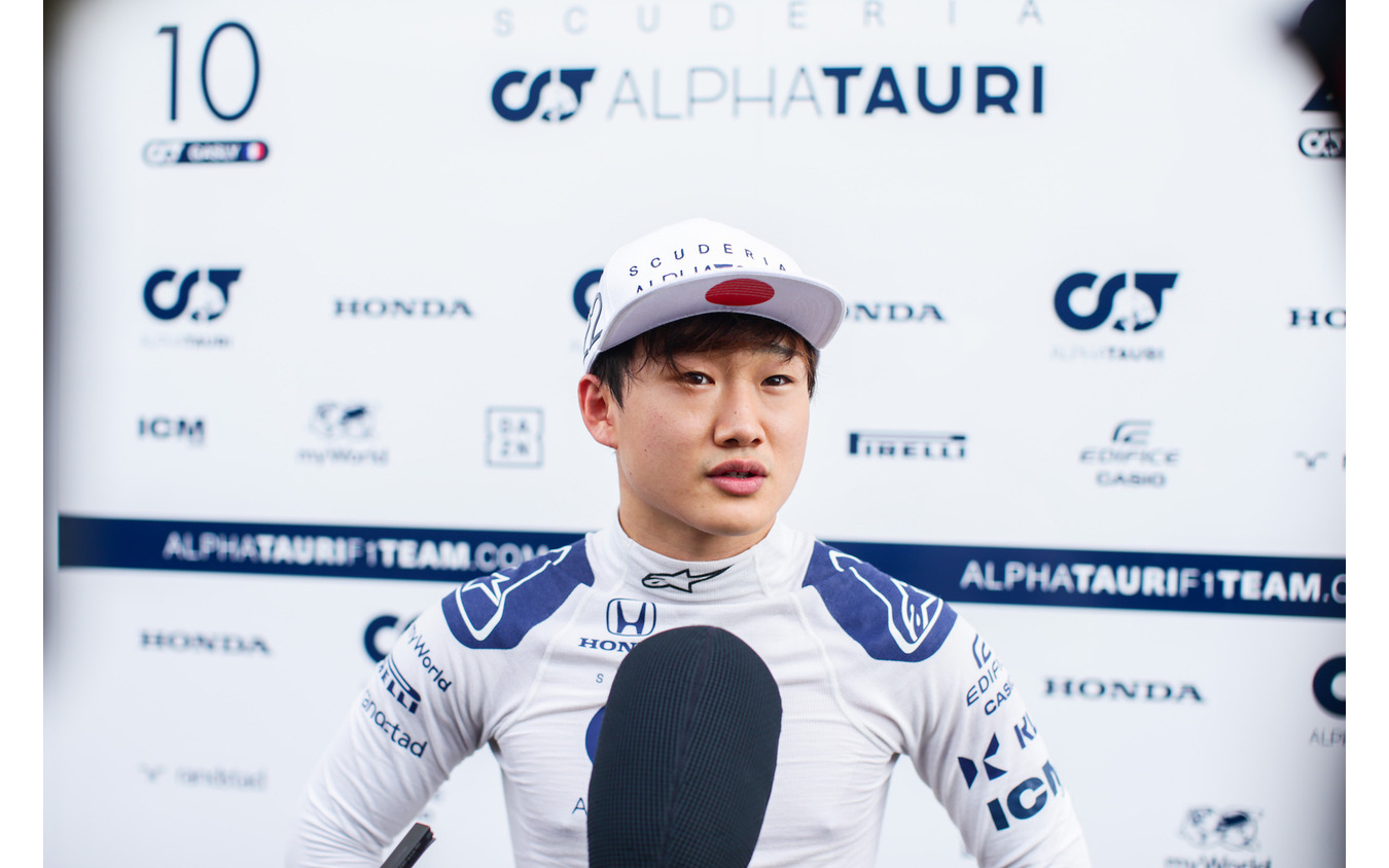 アルファタウリ・ホンダの#22 角田裕毅(2021年トルコGP)。