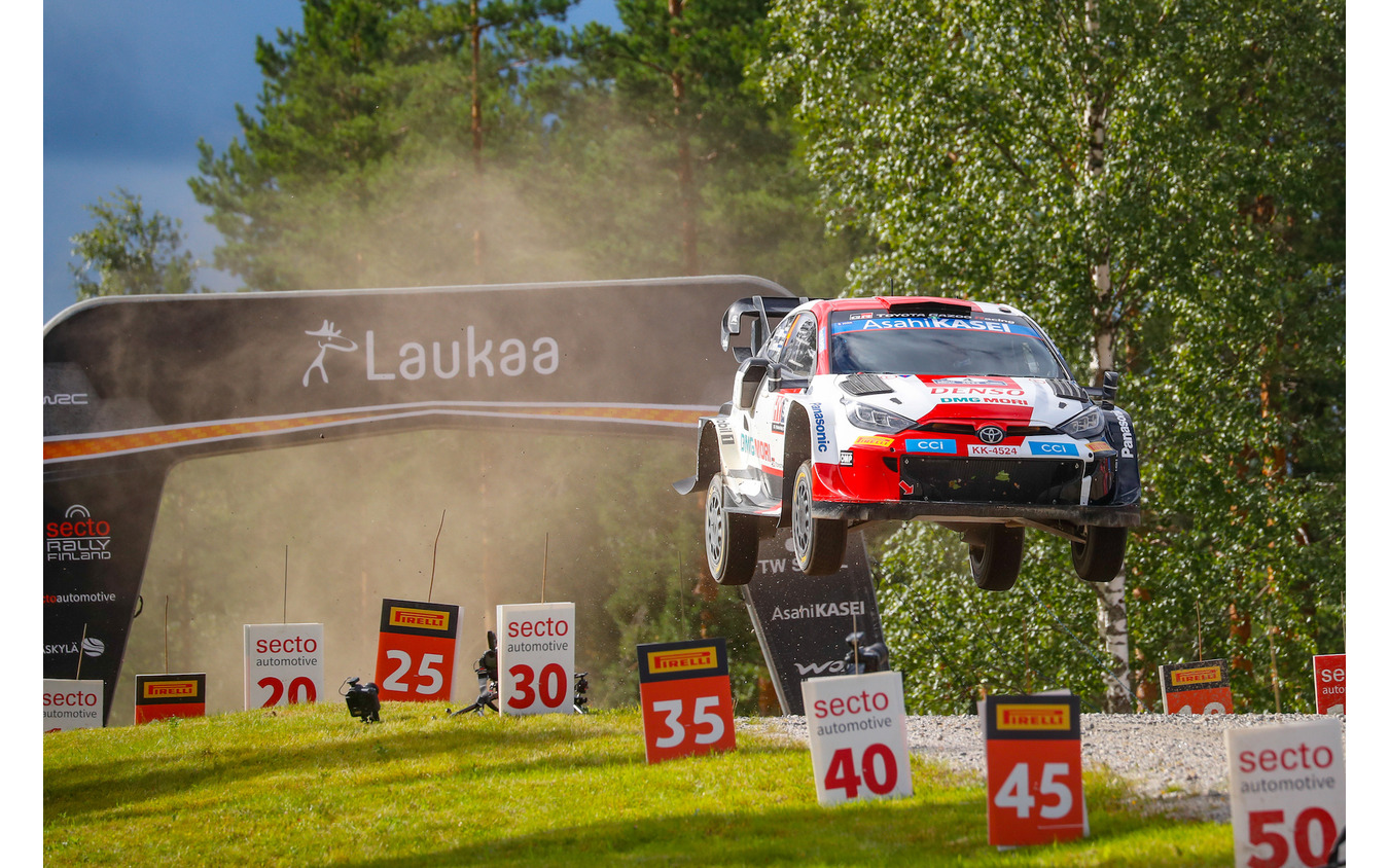 2022年WRCフィンランド戦の模様。